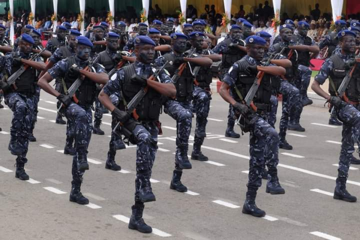 DÉCÉDÉ LORS DU BRAQUAGE DU 8 SEPTEMBRE A COTONOU : Le sous brigadier Justin Wourou Biyaou a reçu les hommages de la République