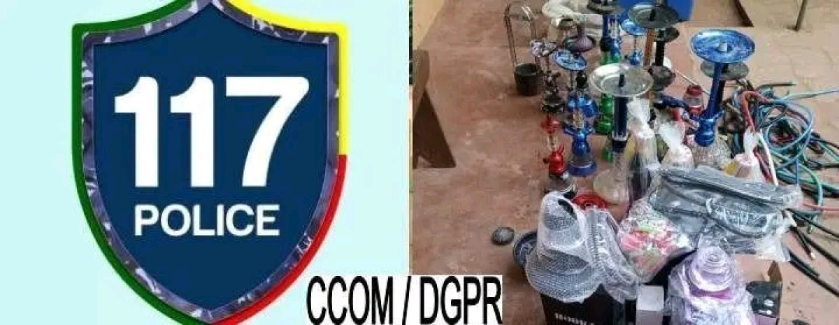 Opération « Zéro Chicha » à Abomey-Calavi: 25 dispositifs de chicha saisis, deux individus interpellés