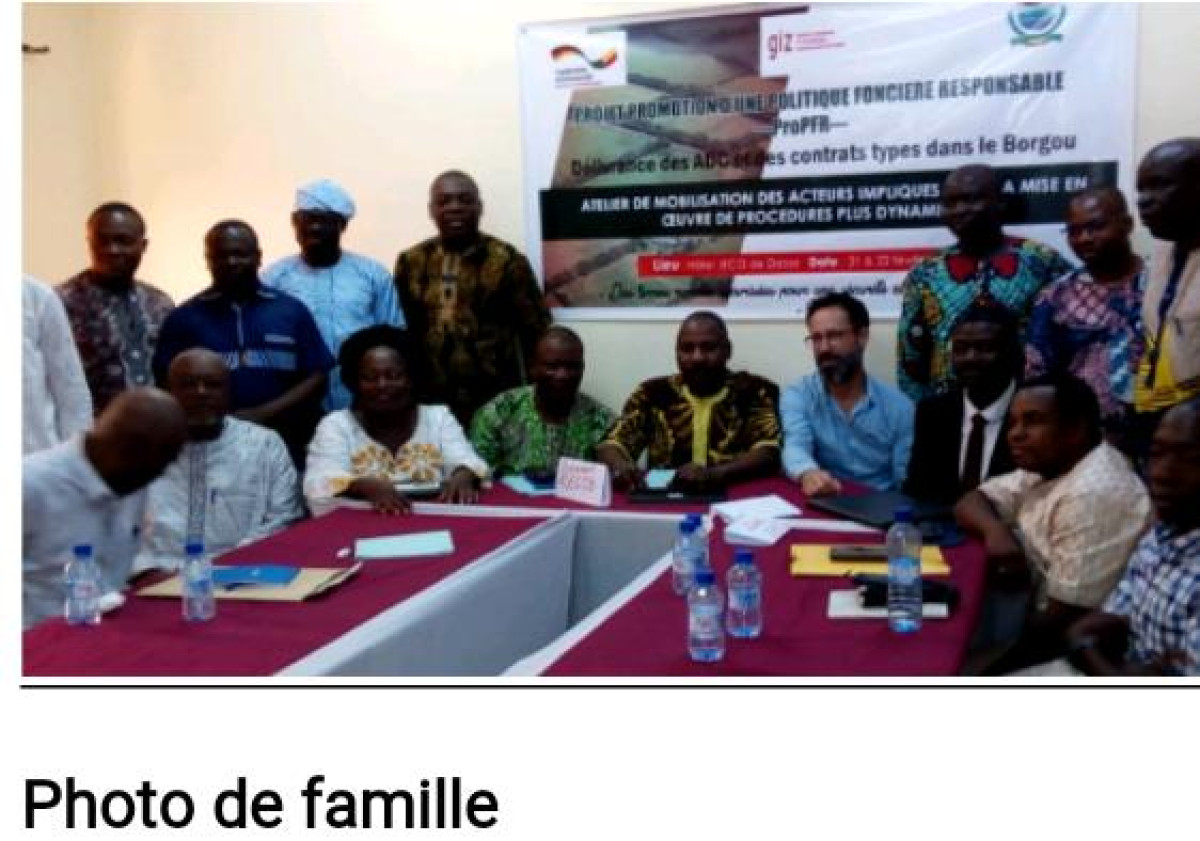 DELIVRANCE DES ATTESTATIONS DE DETENTION COUTUMIERE ET DES CONTRATS TYPES : Le Propfr/ Giz mobilise les acteurs impliqués