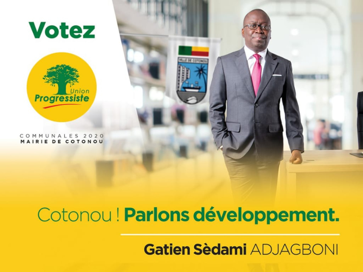 MUNICIPALES DU 17 MAI 2020 : Gatien Adjagboni pour un Cotonou nouveau