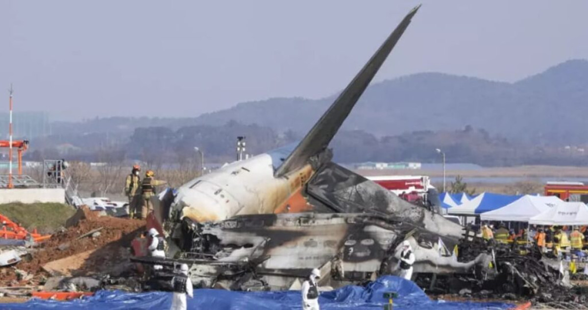 Corée du sud: un crash d’avion fait 179 morts et deux rescapés