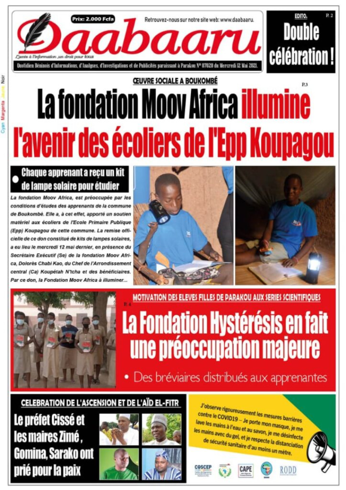 Parution du vendredi 14 mai