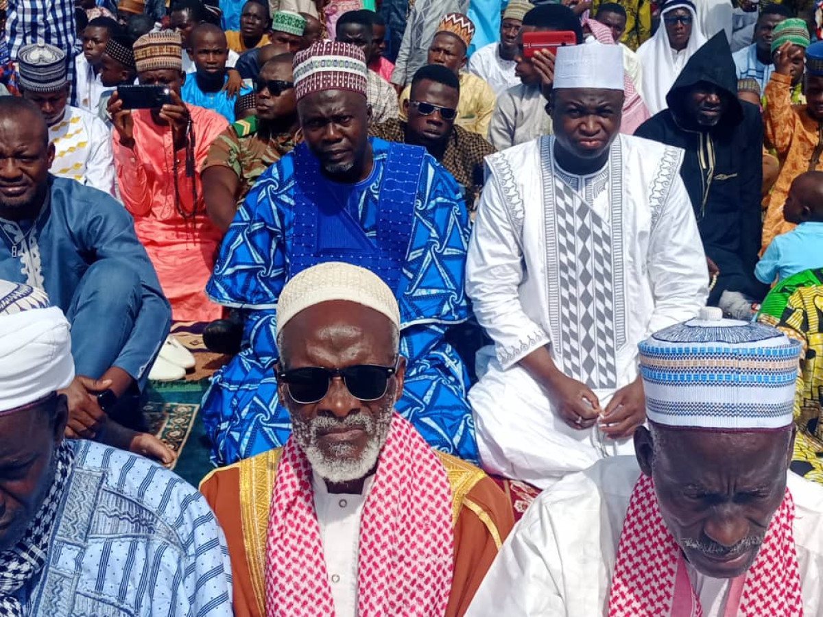 À L&rsquo;OCCASION DE LA PRIÈRE DE L&rsquo;AID EL FITR,  Le maire Inoussa Zimé a invité les fidèles à la limitation de vitesse sur la route