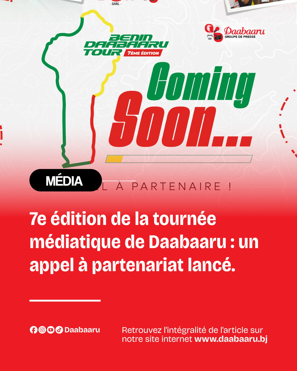 7ème édition de Bénin Daabaaru Tour: Daabaaru annonce sa tournée médiatique et lance un appel aux partenaires