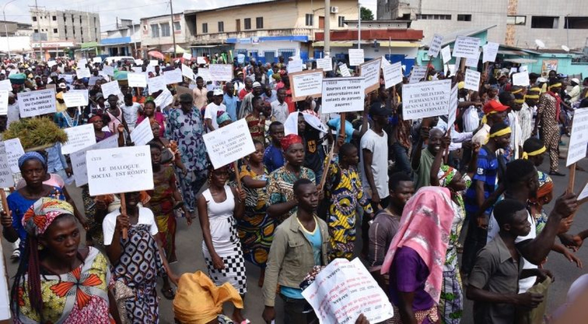 MARCHE DE CÉLÉBRATION DU 1ER MAI PAR LA CSTB : Les manifestants se heurtent à la barrière de Soumaïla Yaya . 72 travailleurs dans les mailles de la Police Républicaine