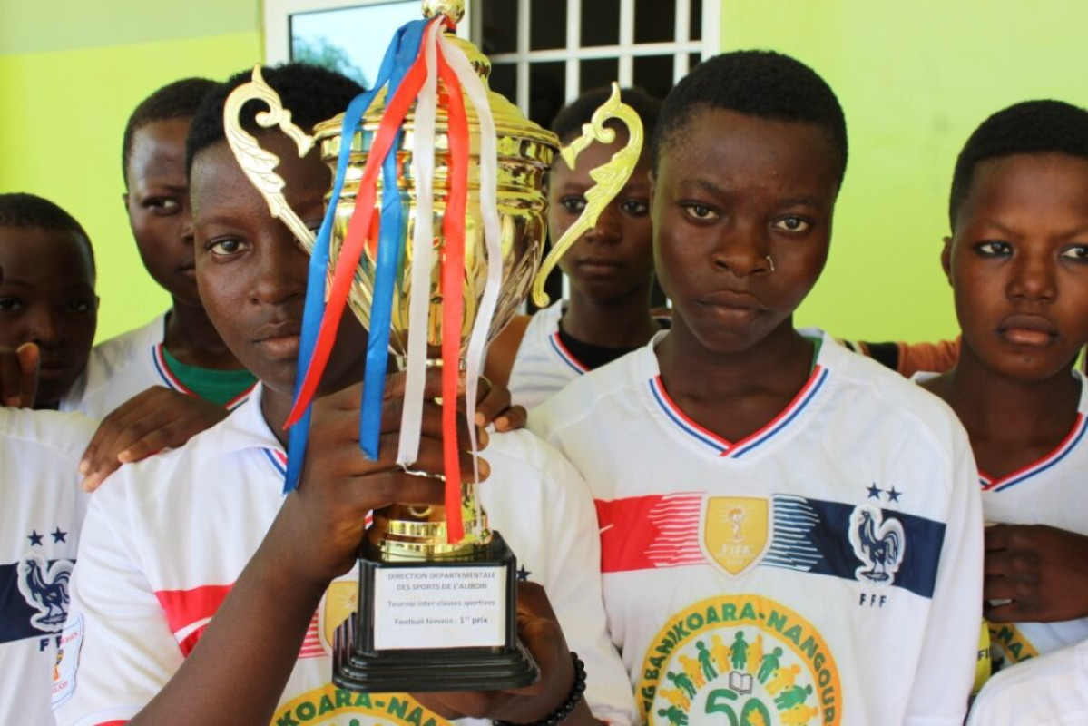 FOOTBALL FEMININ DANS L’ALIBORI : L’équipe de Banikoara championne du tournoi interclasses