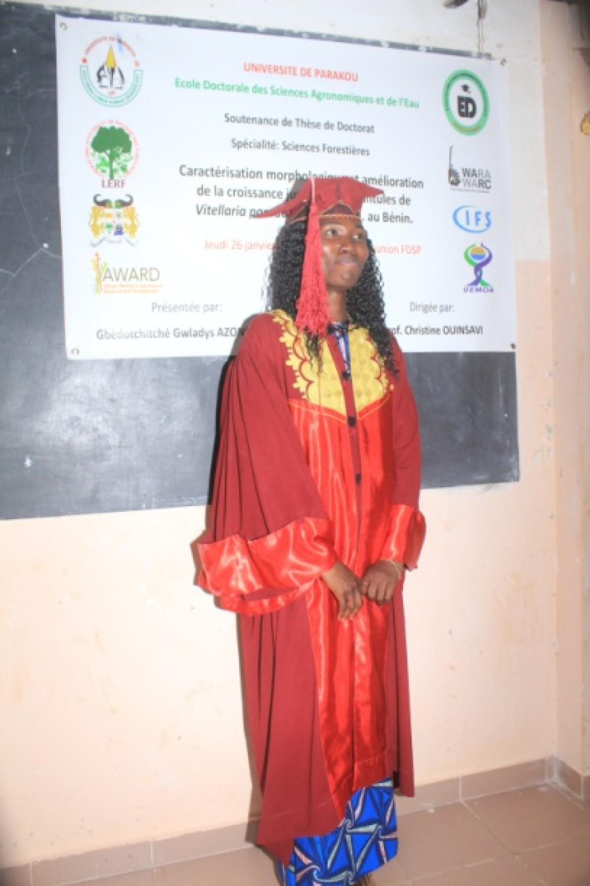 SOUTENANCE DE THÈSE À L’UNIVERSITÉ DE PARAKOU : Gwladys Azongnidé décroche son doctorat en sciences agronomiques . Elle apporte des informations nécessaires pour l’amélioration génétique du karité