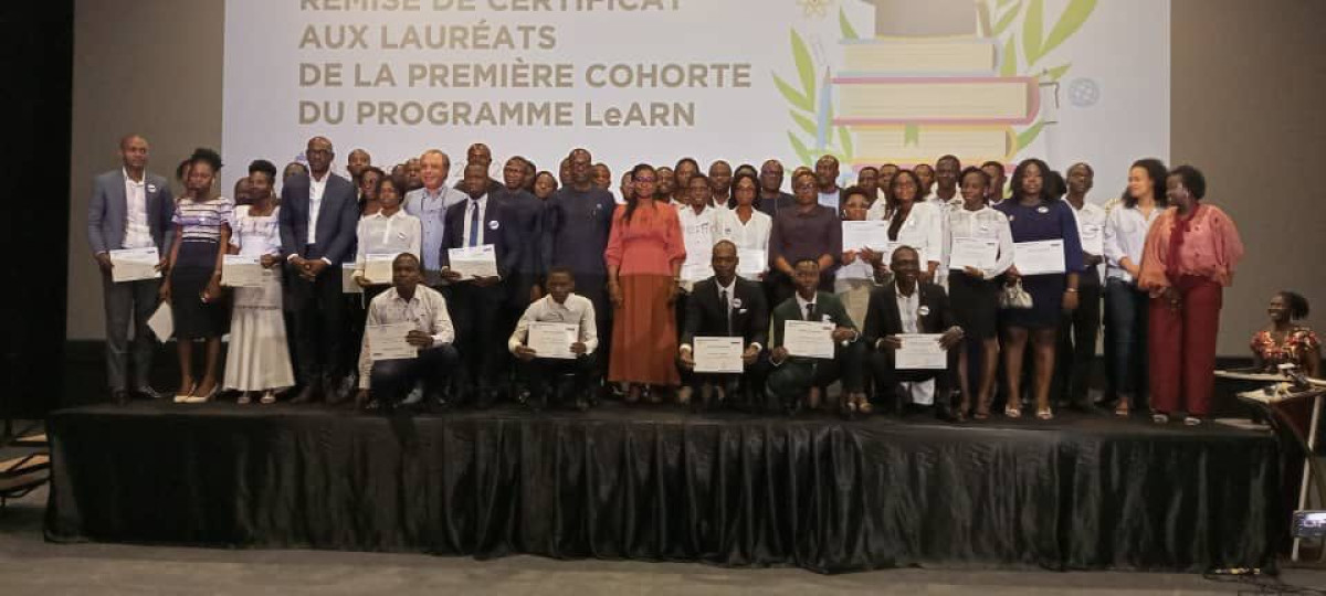 OPÉRATIONNALISATION DU PROGRAMME LEARN AU BÉNIN : Les lauréats de la première cohorte reçoivent leur certificat