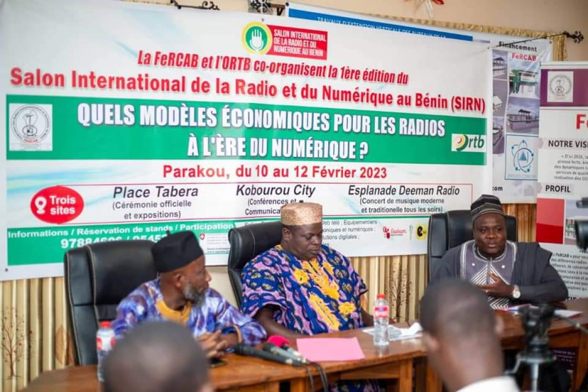 SALON INTERNATIONAL DE LA RADIO ET DU NUMÉRIQUE AU BÉNIN (SIRN) : Au cœur d’une initiative inédite qui boostera la radio et le numérique . Parakou, les 10, 11 et 12 février 2023