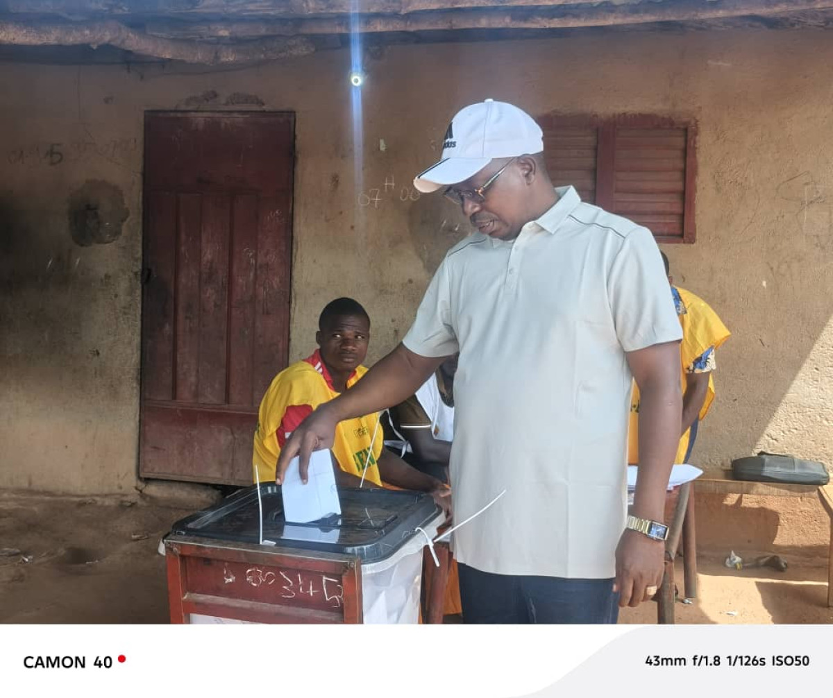 Tchaourou/Honorable Yacoubou Chabicouma Goura après son vote: « Nous avons constaté que les gens sont sortis très tôt le matin »