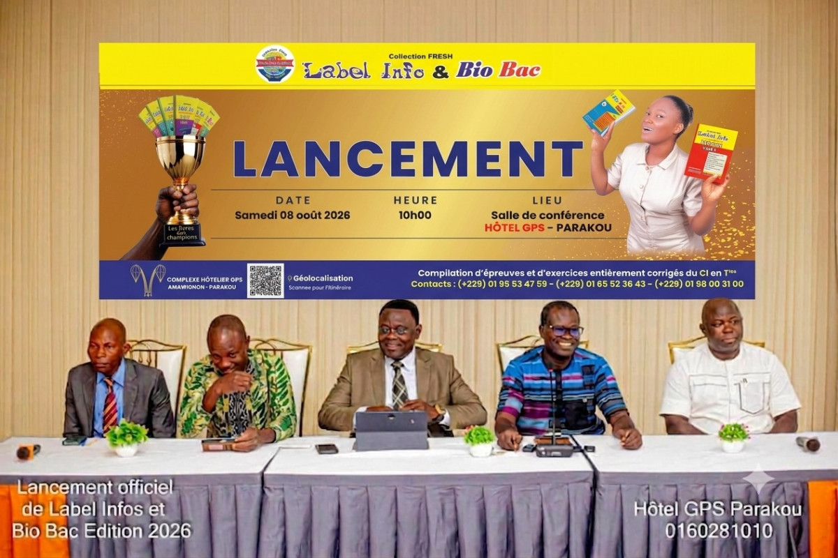 Amélioration des résultats scolaires des apprenants au Bénin: la Collection Fresh dévoile l’édition 2026 de Label Info et Bio Bac rénovés