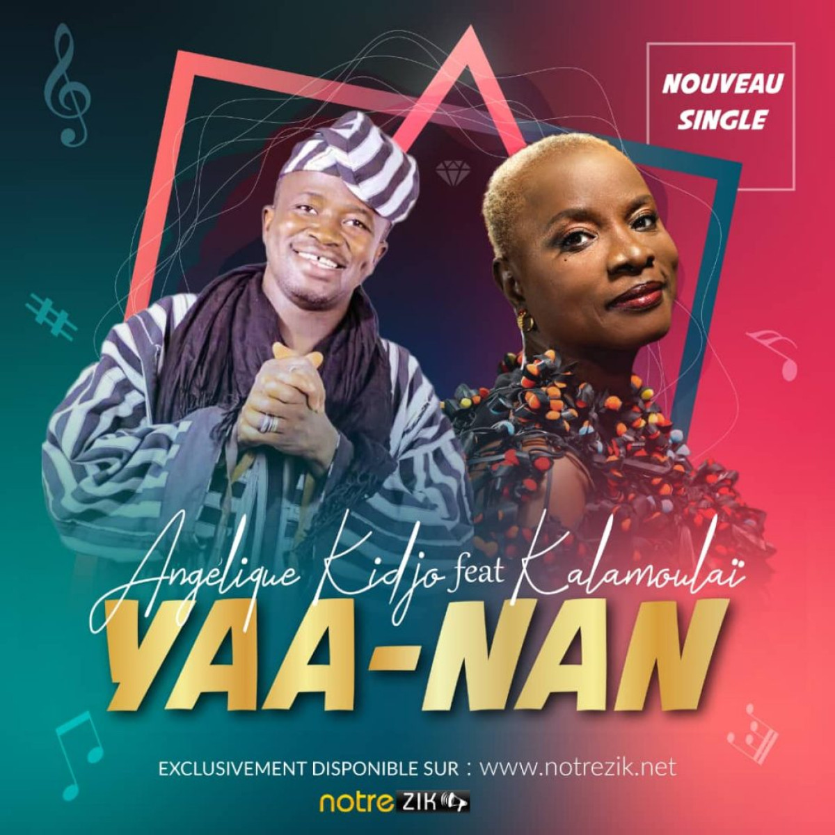 NOUVELLE SORTIE DANS LA MUSIQUE BENINOISE : ‘’Yaa-nan’’, une collaboration entre Kalamoulaï et Angélique Kidjo