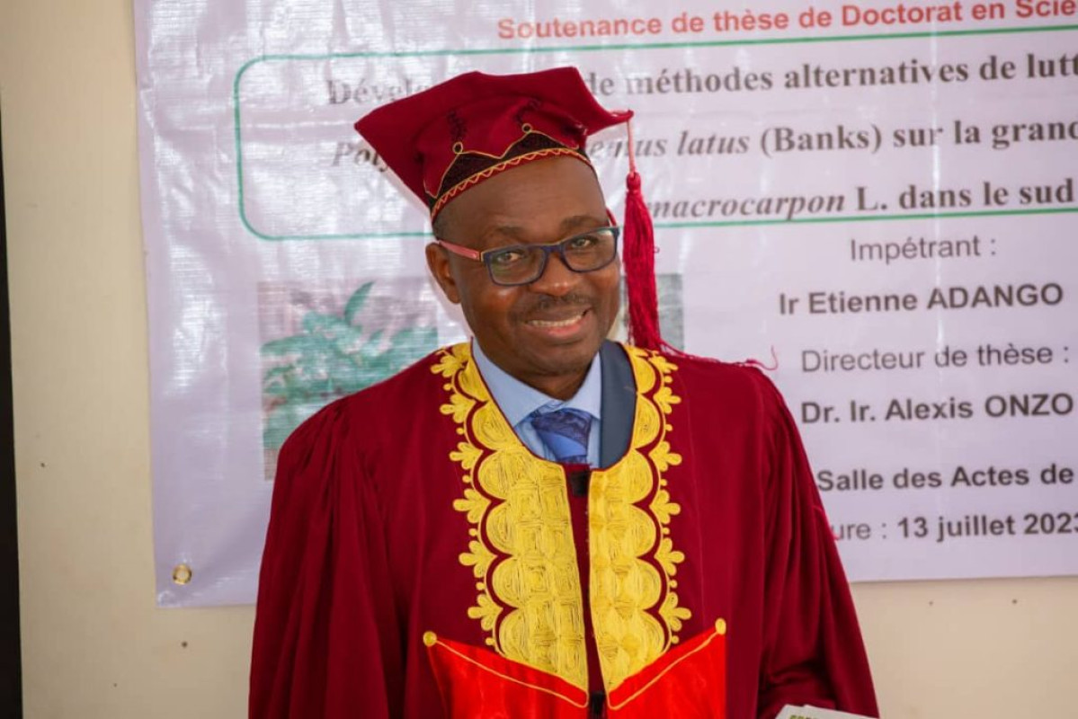 SOUTENANCE DE THÈSE À L’UNIVERSITÉ DE PARAKOU : Etienne Adango, nouveau Docteur en sciences agronomiques