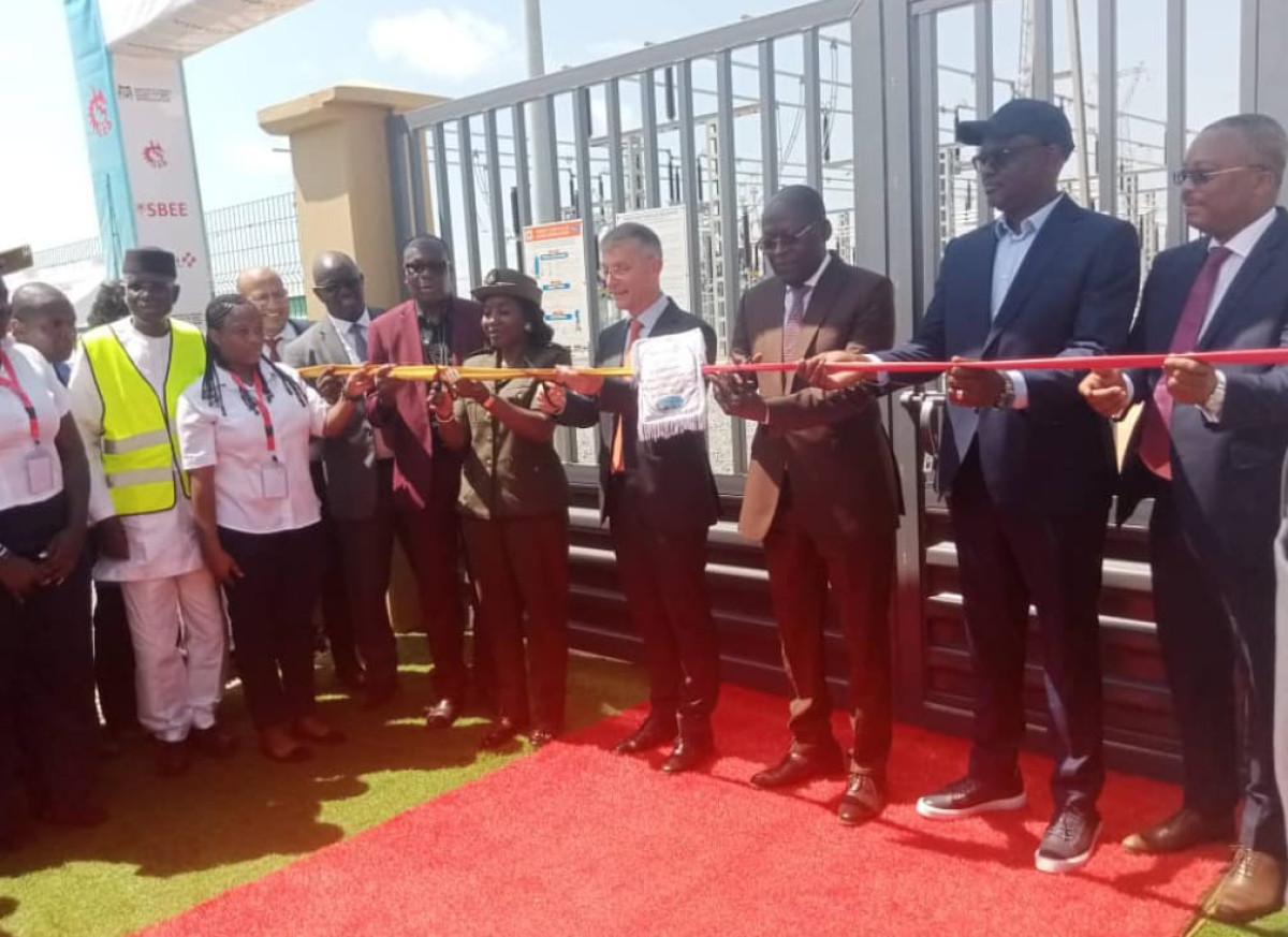 PROJET D’ACCÈS DURABLE ET SÉCURISÉ DU BÉNIN À L’ÉNERGIE ÉLECTRIQUE : La zone industrielle de Sèmè dotée d’un poste de transformation électrique