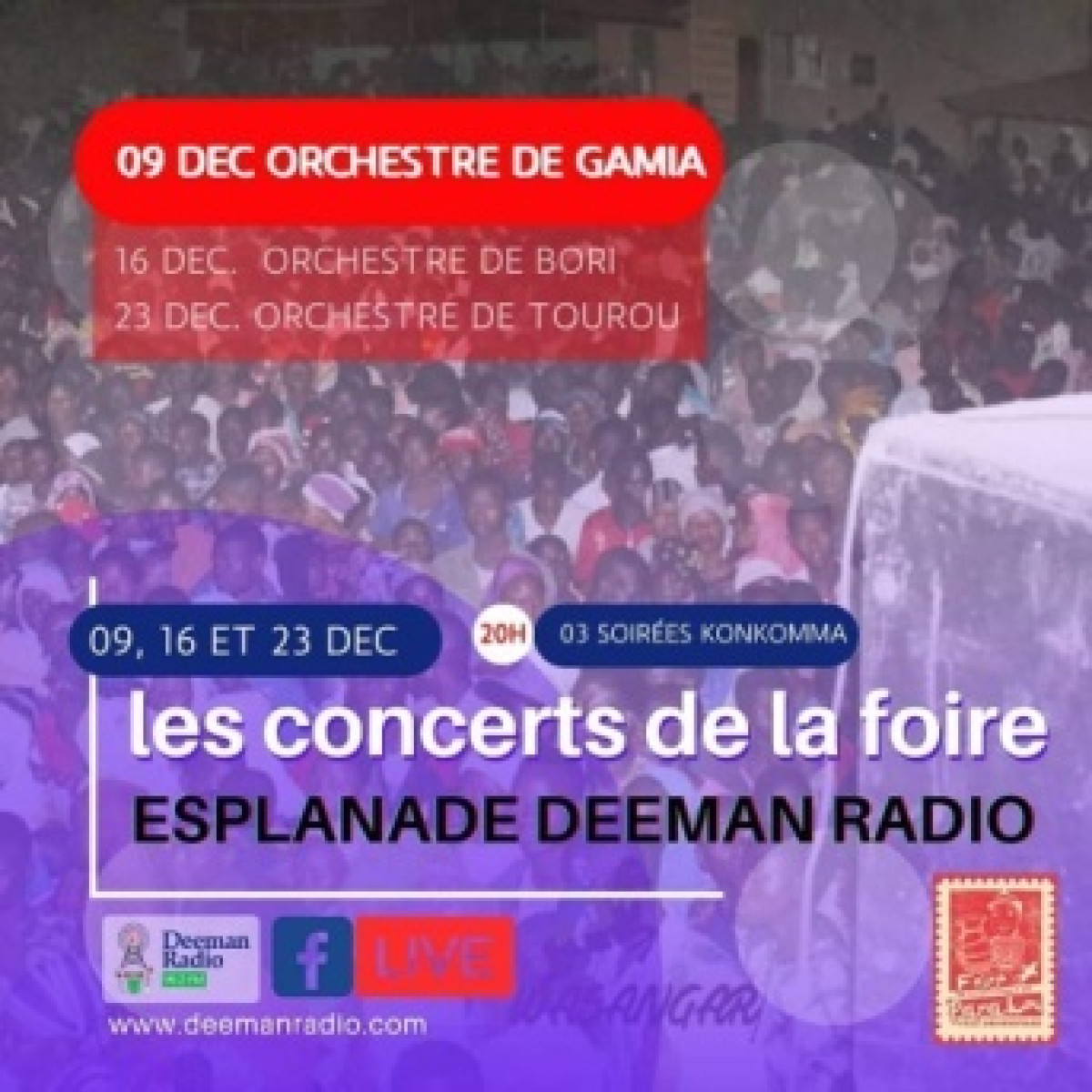 SERIE DE CONCERTS DE LA FOIRE INTERNATIONALE DE PARAKOU : Les orchestres de Bori et de Woré sur le podium ce jour
