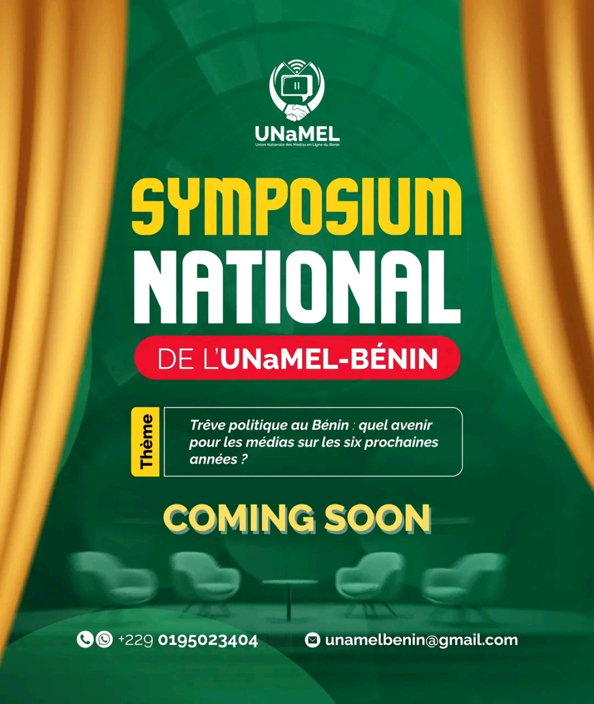 Union nationale des médias en ligne du Bénin (Unamel-Bénin): un symposium autour de la trêve politique et de l'avenir des médias en téléchargement