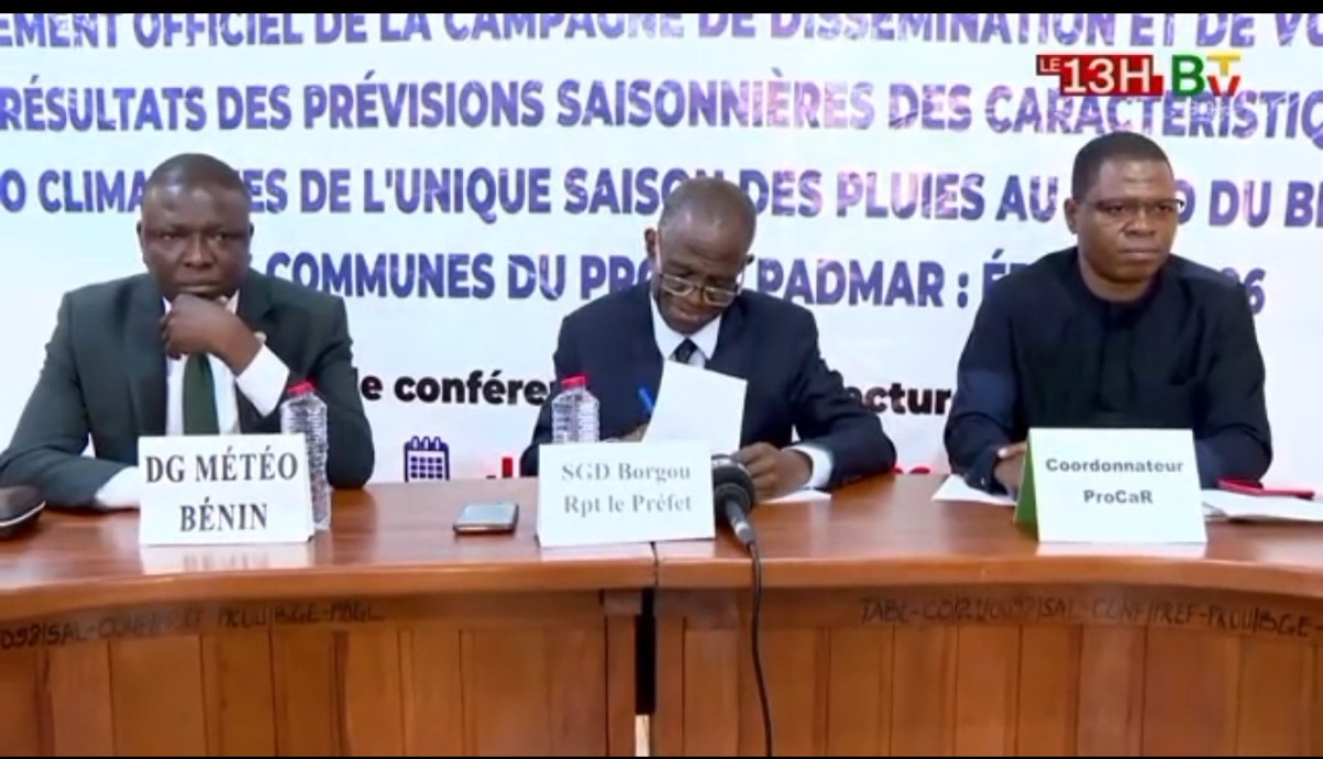 Campagne agricole 2026: Météo-Bénin outille les acteurs face aux perturbations climatiques