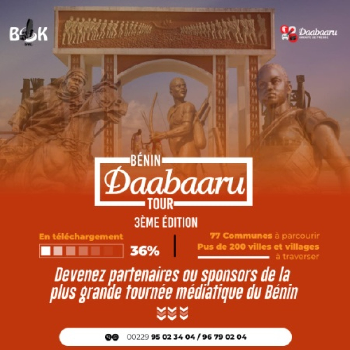 BÉNIN DAABAARU TOUR 2023 : La 3ème édition s’annonce et vient à vous . Appel aux sponsors et partenaires