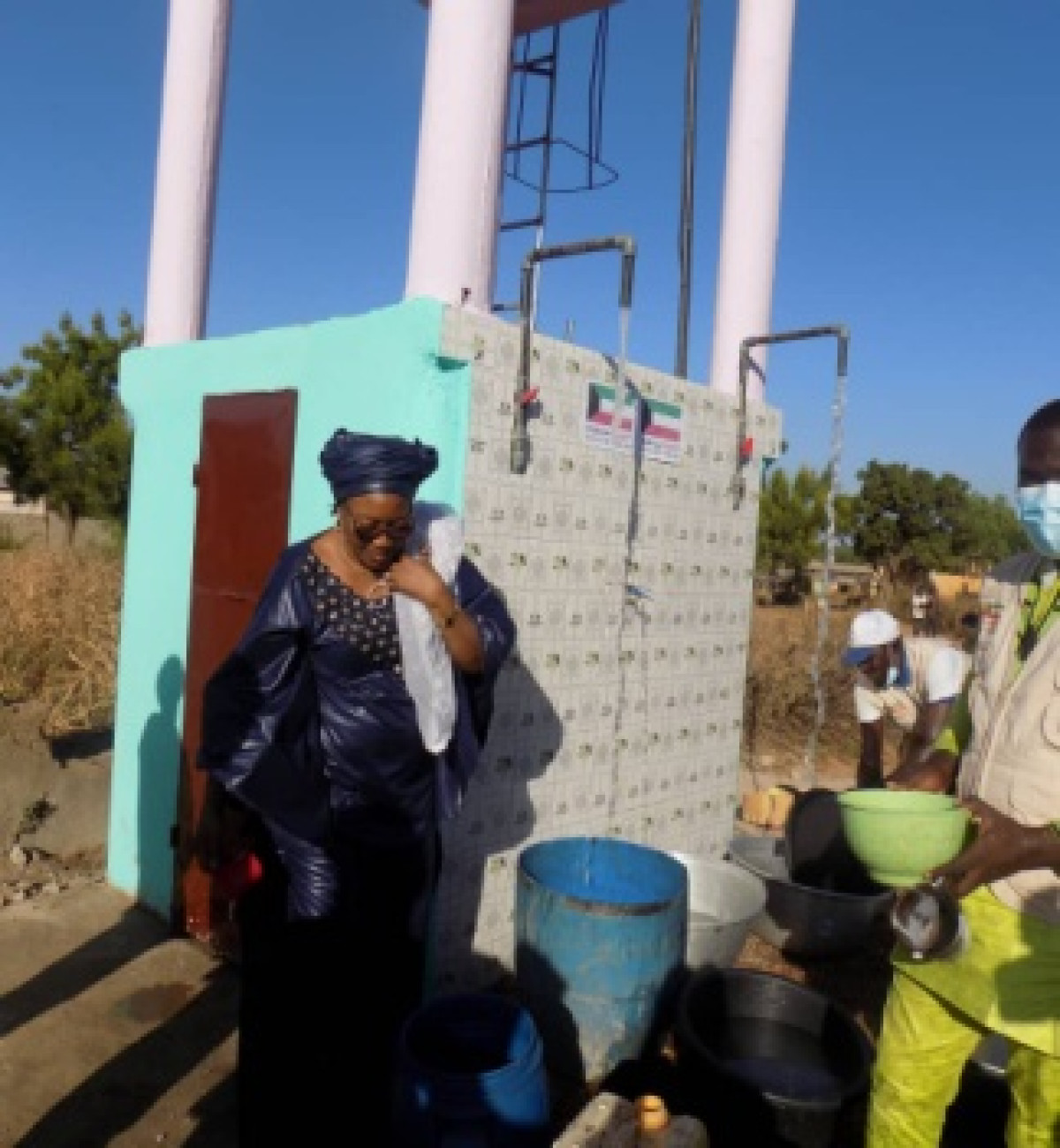 KANDI/GRACE AU LEADERSHIP DU MAIRE ZINATOU ALAZI OSSEINI : L&rsquo;Ong bienfaisance Bénin inaugure un puits artésien à Angaradébou