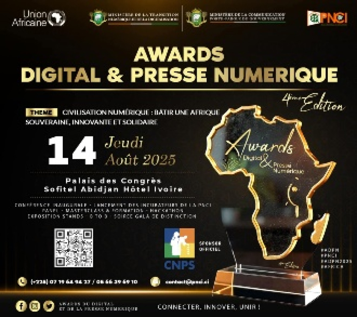 4 édition des awards digital et de la presse numérique en Côte d’Ivoire: la Pnci donne rendez-vous aux acteurs le 14 août à Abidjan