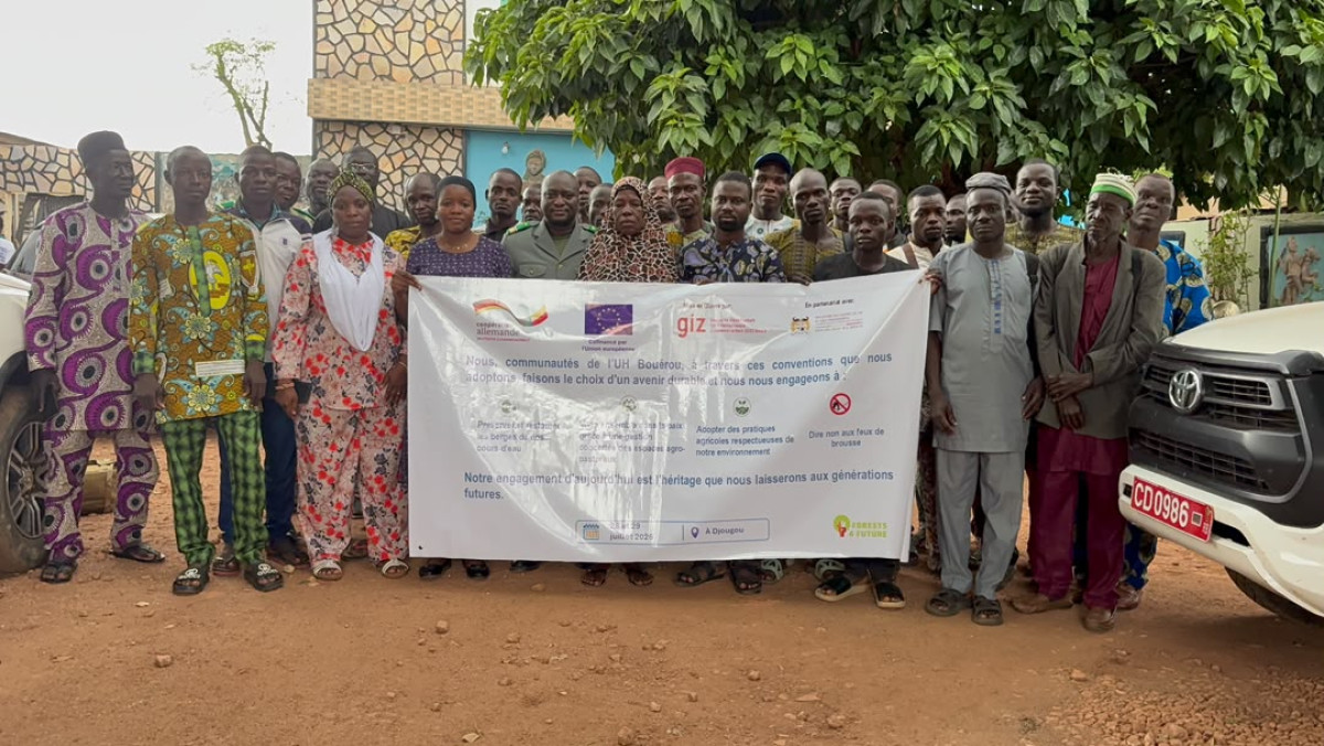 Gestion des ressources naturelles à Péhunco et Kouandé :Le projet Forests4Future appuie les communautés dans la signature des Conventions Localeles