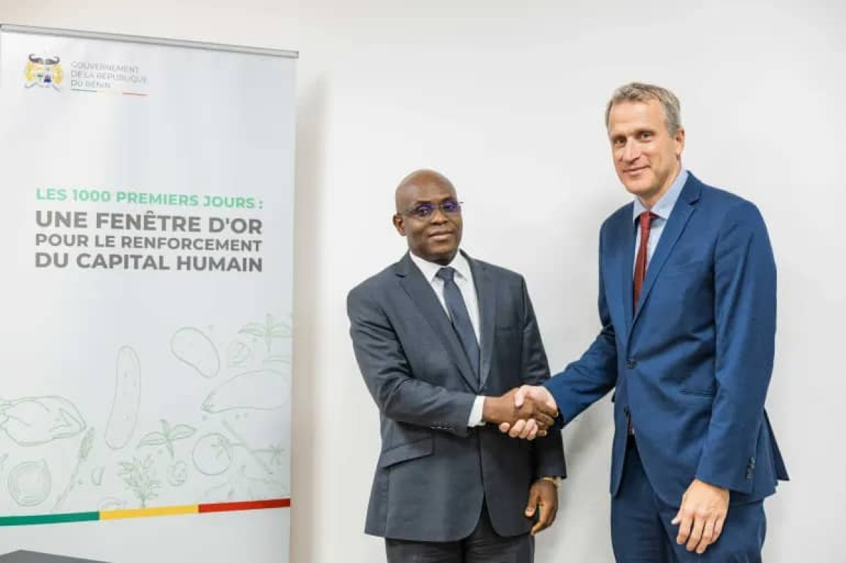 Renforcement du partenariat stratégique pour la nutrition de l'enfant: le Directeur du Child Nutrition Fund en visite au Bénin