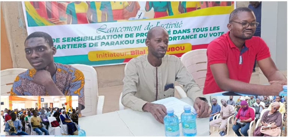 Pour un fort taux de participation à la présidentielle de 2026, Bilal Yacoubou renvoie des jeunes de la 8ᵉ Circonscription Électorale en mission de sensibilisation