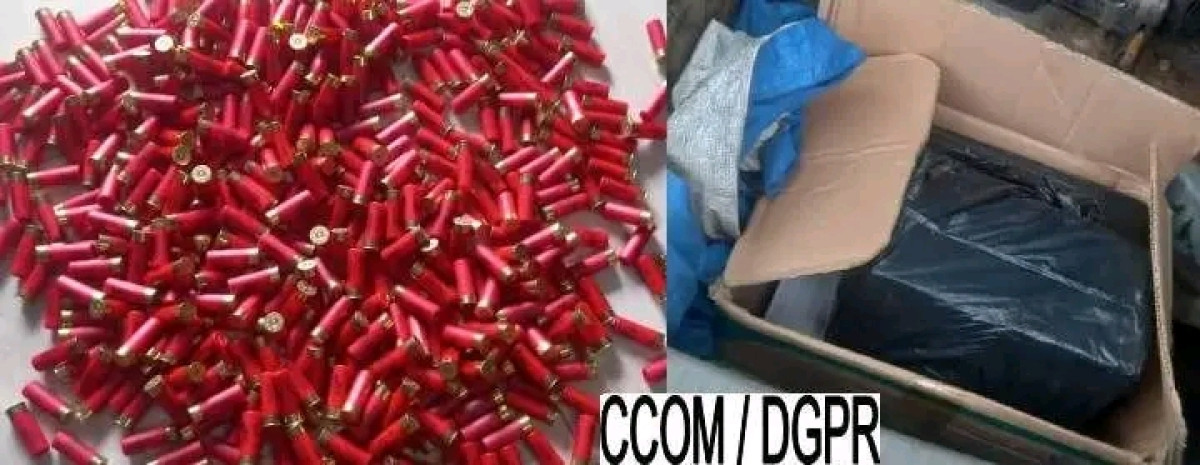 Lutte contre le trafic illicite d'armes au Bénin: 500 cartouches de calibre 12 interceptées, un convoyeur interpellé à Bétérou