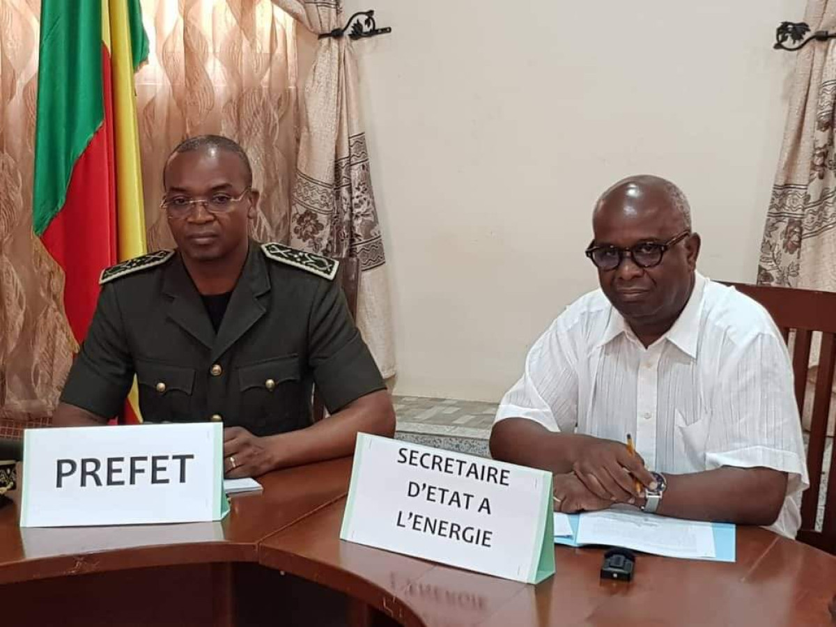 BORGOU/VISITE DE TRAVAIL DU SECRÉTAIRE D’ETAT À L’ENERGIE : Le Préfet Cissé satisfait des échanges avec les maires