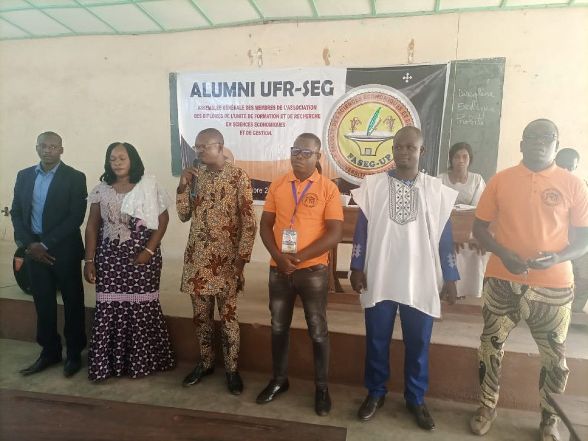 VIE ASSOCIATIVE À LA FASEG DE L’UNIVERSITÉ DE PARAKOU : Alumni Ufr-Seg mise en place . Emmanuel Babagnadjou, Président du Conseil d’Administration