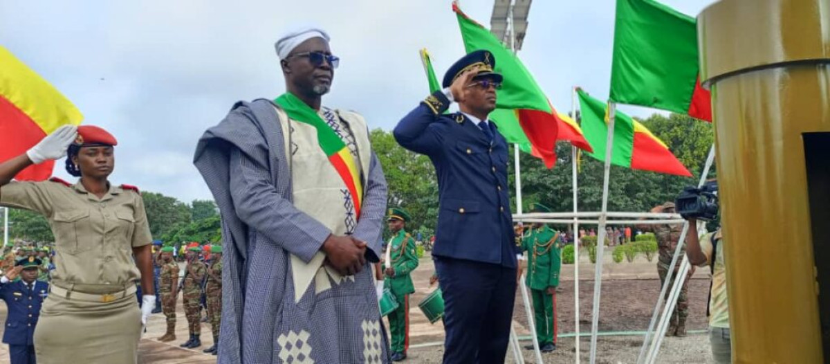 FÊTE DE L&rsquo;INDÉPENDANCE 2024 À PARAKOU   :   Djibril Mama Cissé et Inoussa Zimé Chabi ont procédé au dépôt de gerbes    . L&rsquo;invite des deux autorités 