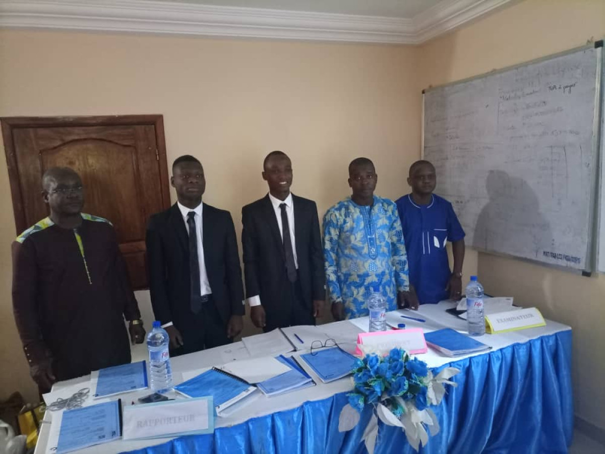 PARAKOU/INSTITUT UNIVERSITAIRE « LES COURS SONOU » : 150 étudiants soutiennent leur Licence Professionnelle