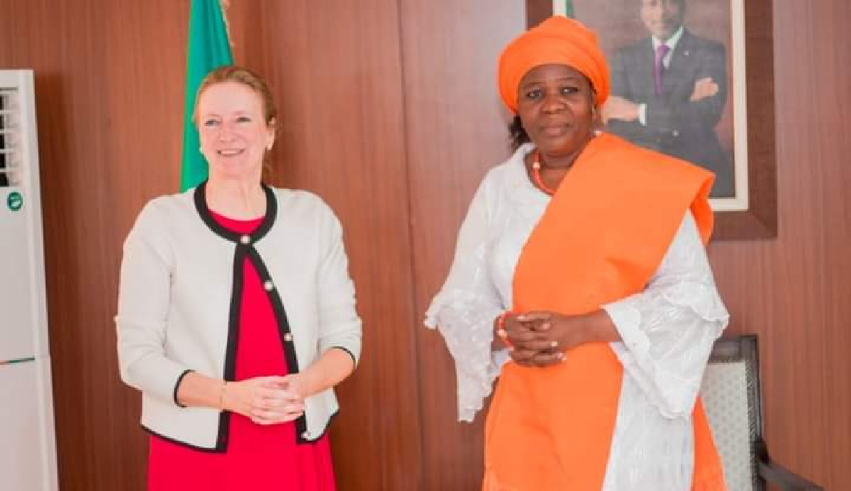 EMANCIPATION DE LA GENT FEMININE AU BENIN : Mariam Chabi Talata échange avec l’ambassadrice Sylvia Hartleif