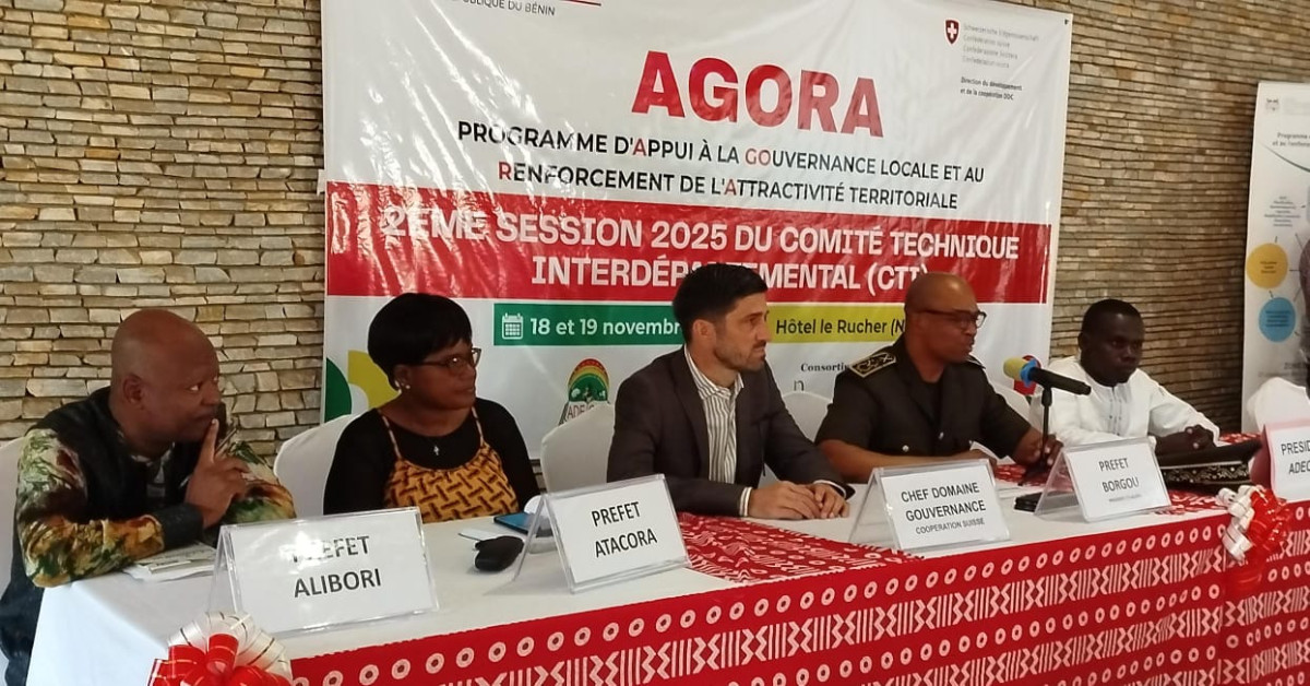 Clôture de la 2è session du comité technique interdépartemental: des recommandations faites pour renforcer les actions du programme Agora