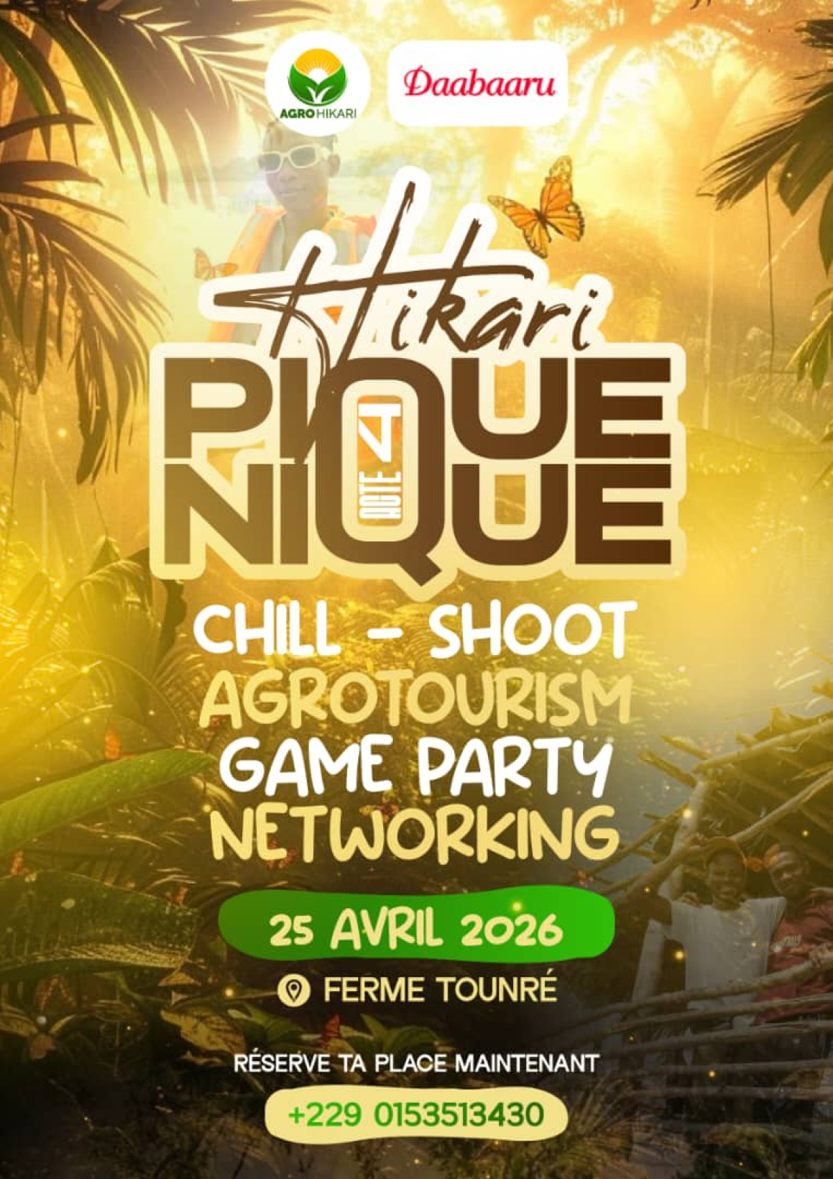 Hikari Pique-nique: l'événement exceptionnel à ne pas manquer le 25 avril prochain à Boko