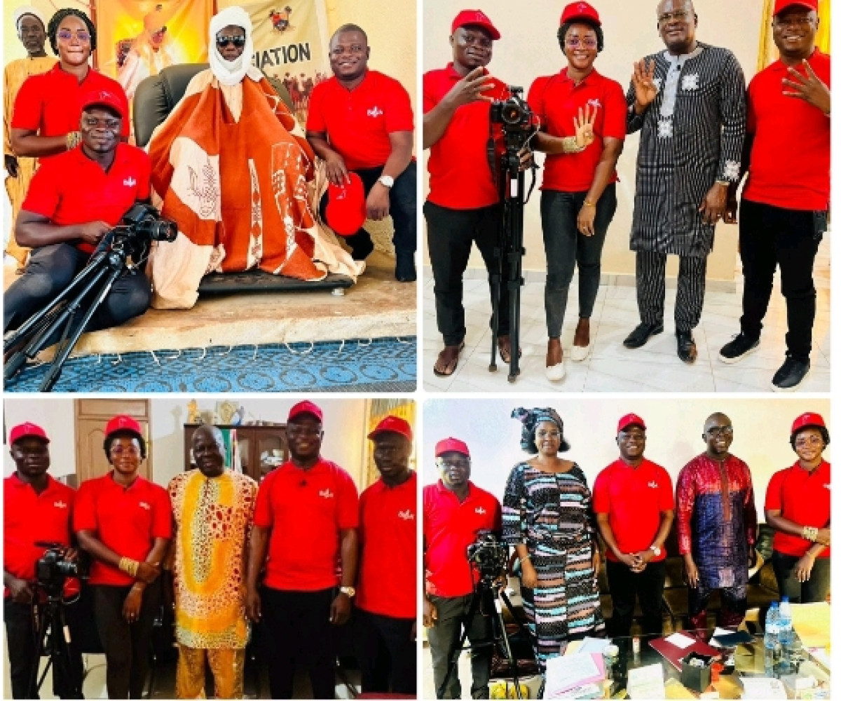 BÉNIN DAABAARU TOUR 4 : Le périple démarre par les bénédictions de l’empereur de Nikki – N&rsquo;Dali, Pèrèrè, Nikki ont reçu l&rsquo;équipe conduite par Bok