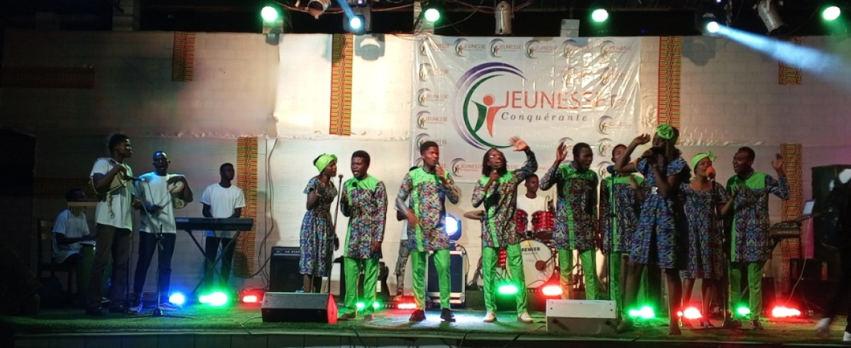 CONCERT DE L’ASSOCIATION « JEUNESSE CONQUÉRANTE » À PARAKOU : Les jeunes sensibilisés pour la gloire de Dieu