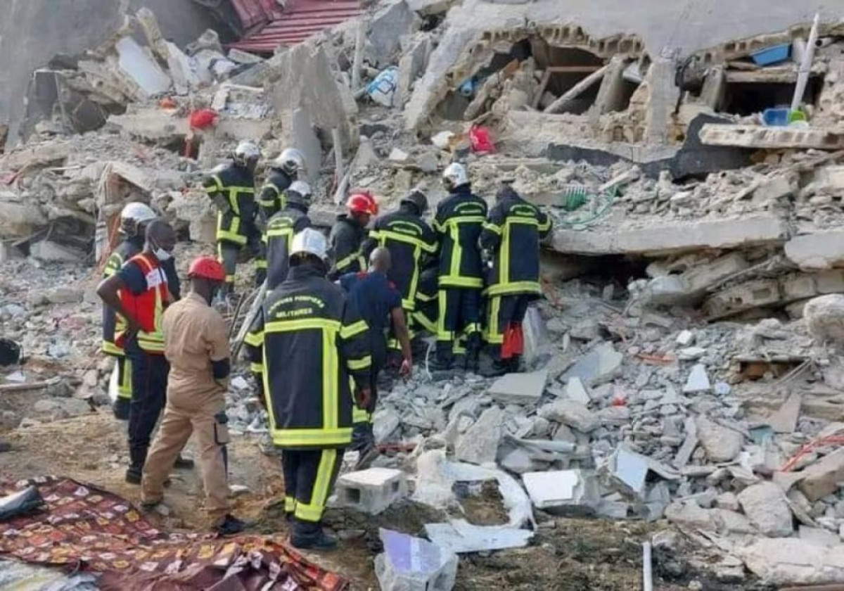 CÔTE D’IVOIRE : L’effondrement d’un immeuble fait huit morts dont 3 béninois