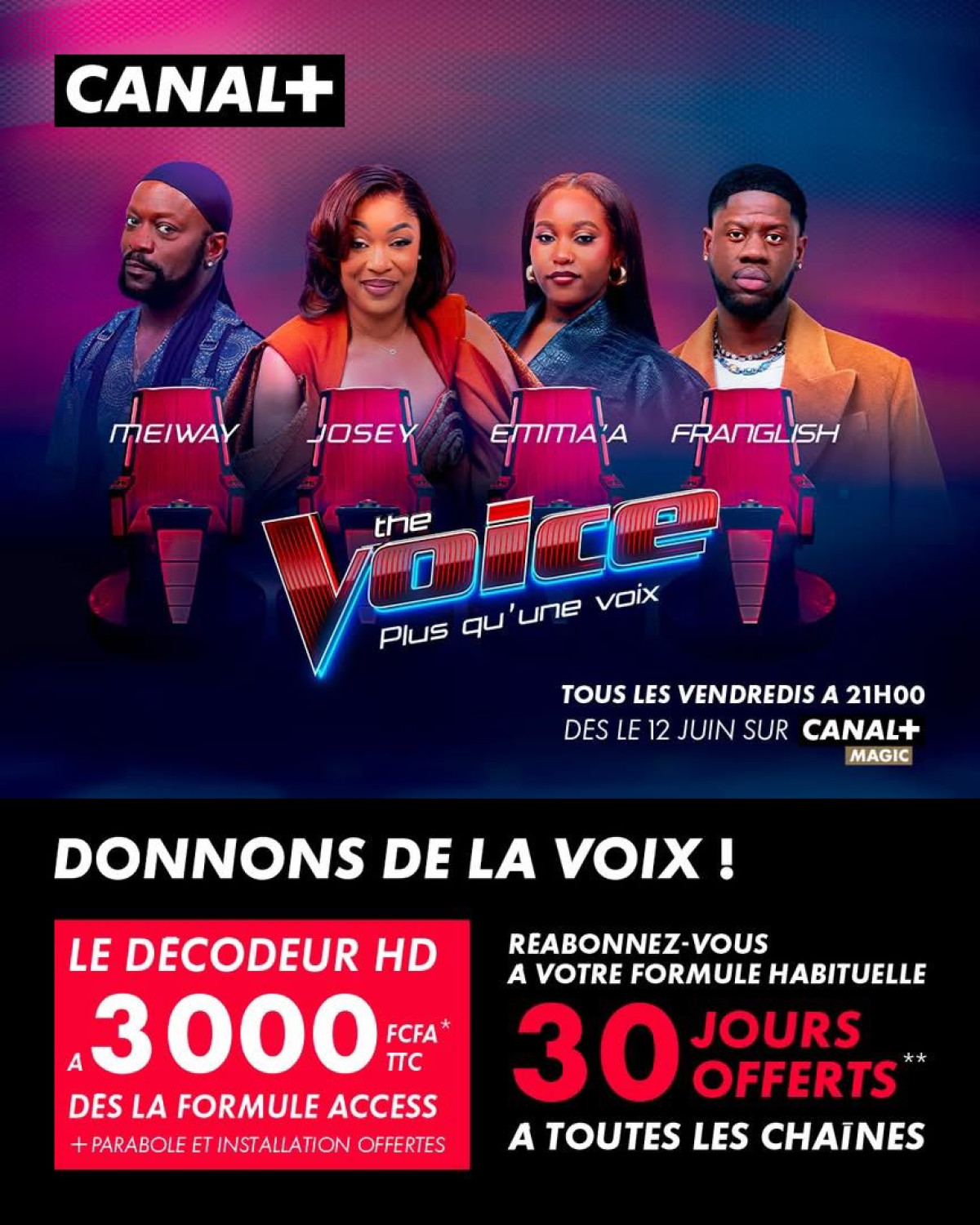 Des abonnements accessibles et des nouveautés pour tous les goûts: Canal+ Bénin casse les codes et rapproche ses programmes des ménages