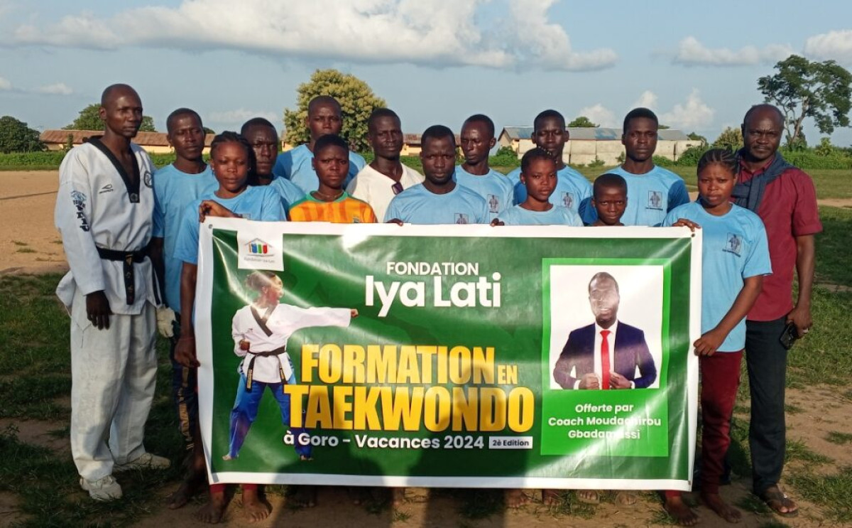 PROFIT DES JEUNES DE GORO À TCHAOUROU :  Moudachirou Gbadamassi lance la formation en Taekwondo   