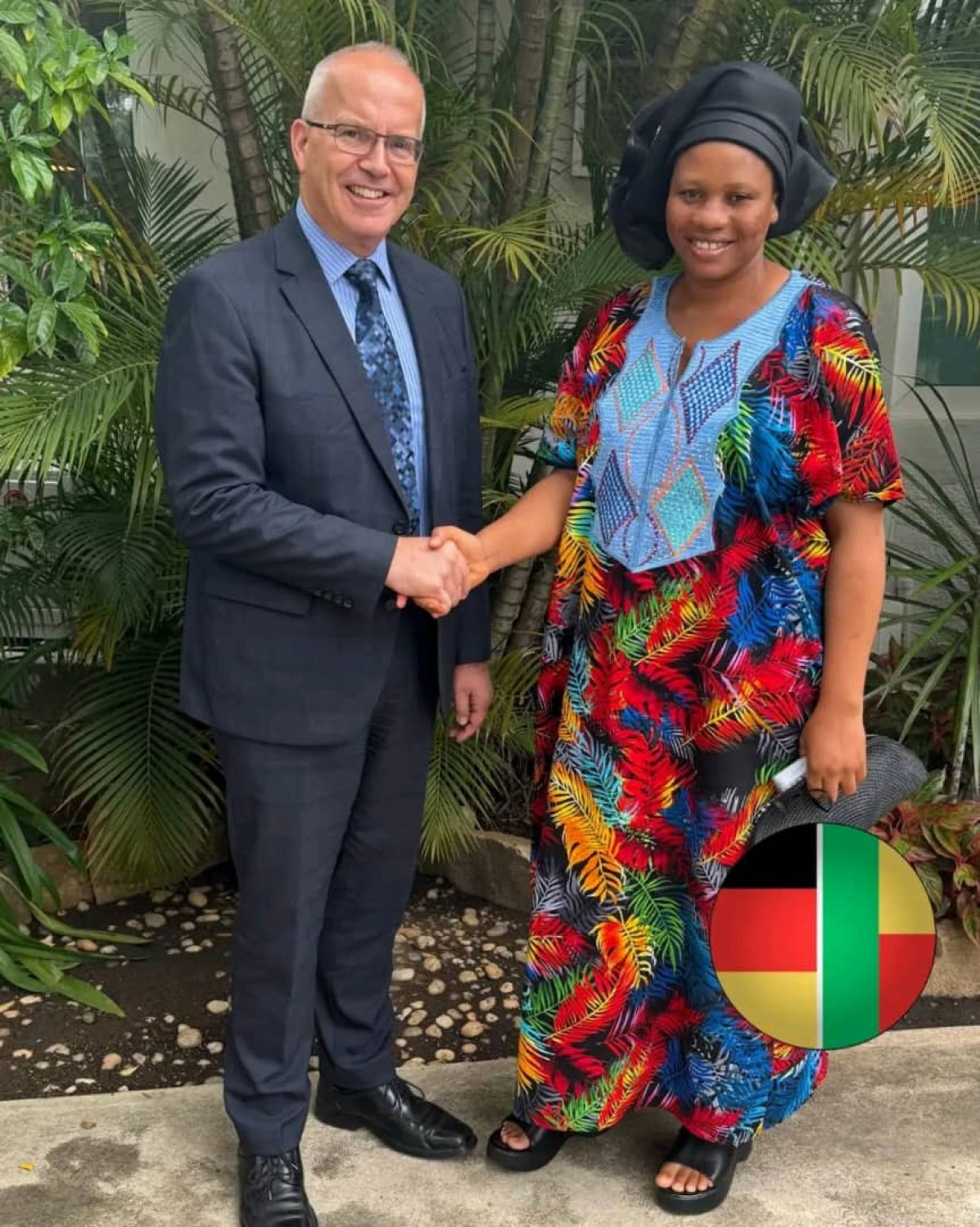 Renforcement des partenariats stratégiques pour le développement de Toucountouna :La Maire Patricia Saï Ponna échange avec l'Ambassadeur de l'Allemagne au Bénin
