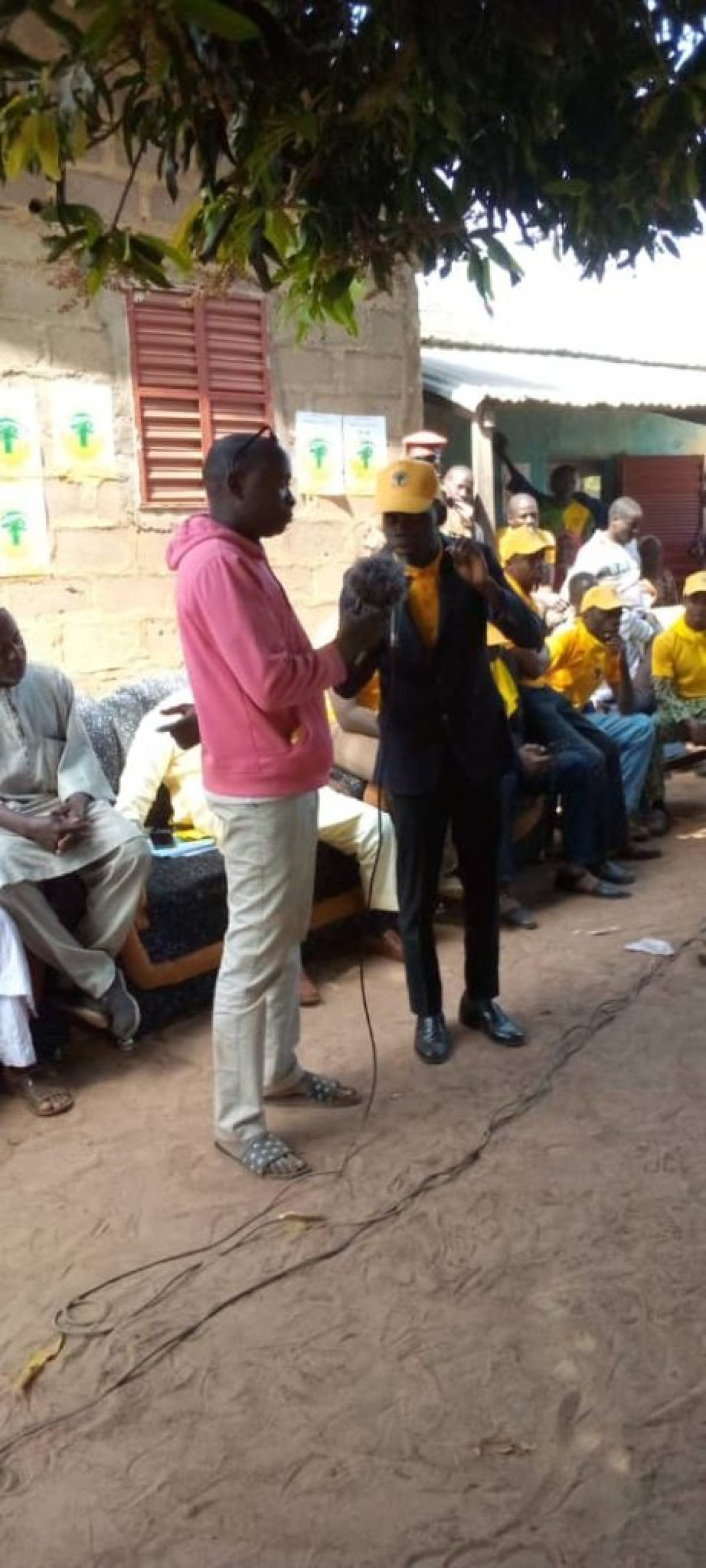 CAMPAGNE ÉLECTORALE DE L’UP LE RENOUVEAU POUR LES LÉGISLATIVES DE 2023 : Tidjani Chabi embarquent Kalalé dans la vague jaune