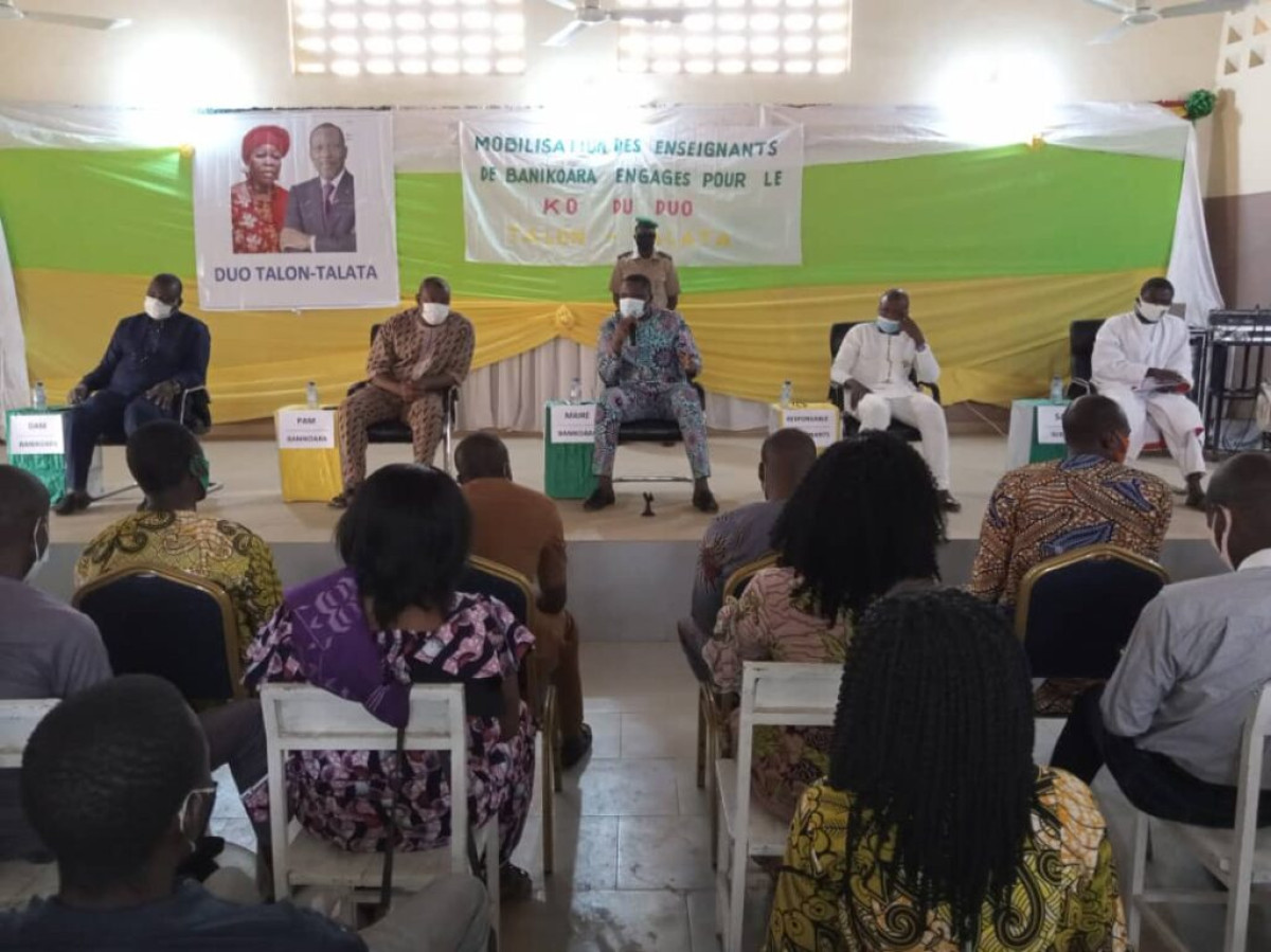 SOUS LE HAUT PARRAINAGE DE BIO SARAKO TAMOU : Les enseignants de Banikoara s’engagent dans l’Up pour le K.O de Talon