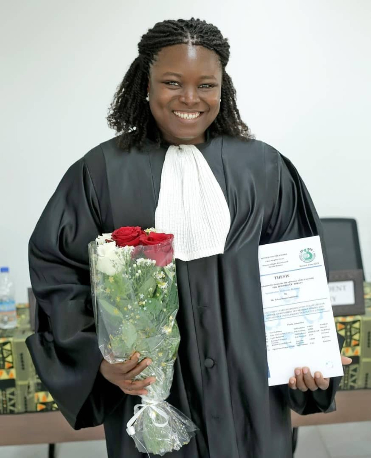 Côte d'Ivoire/Soutenance doctorale à l'université Félix Houphouët-Boigny: Antoinette Bonna Tokou, docteur en sciences environnementales