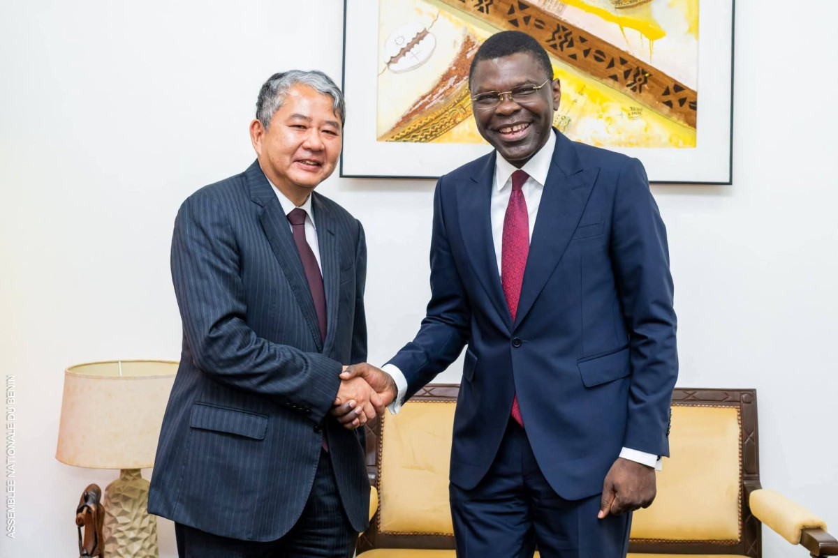 Assemblée nationale du Bénin: Joseph Djogbénou reçoit l’ambassadeur du Japon en audience