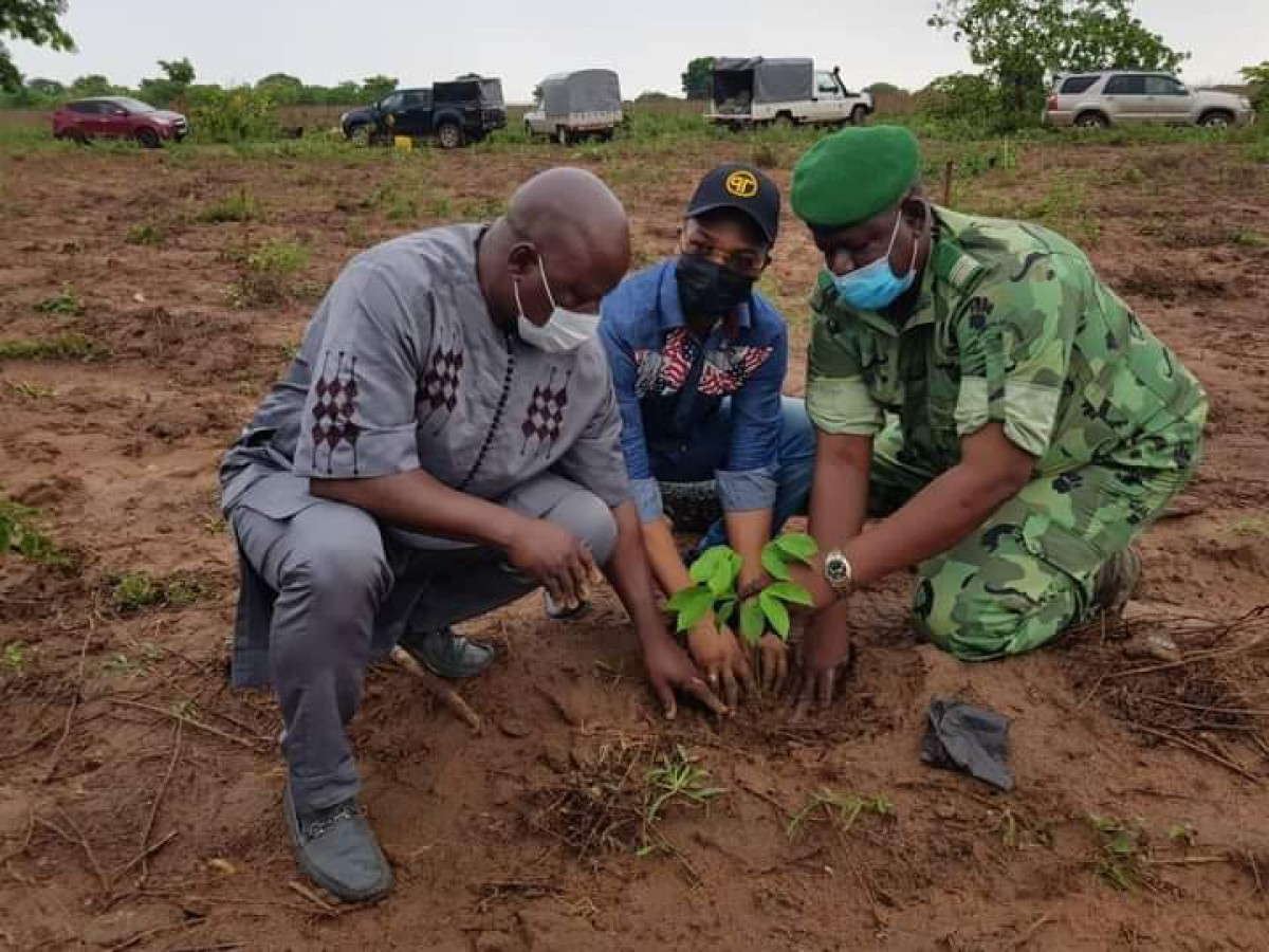 37E JOURNEE NATIONALE DE L’ARBRE DANS LE BORGOU : Le préfet Cissé a sacrifié à la tradition . 1 055 de plants mis en terre