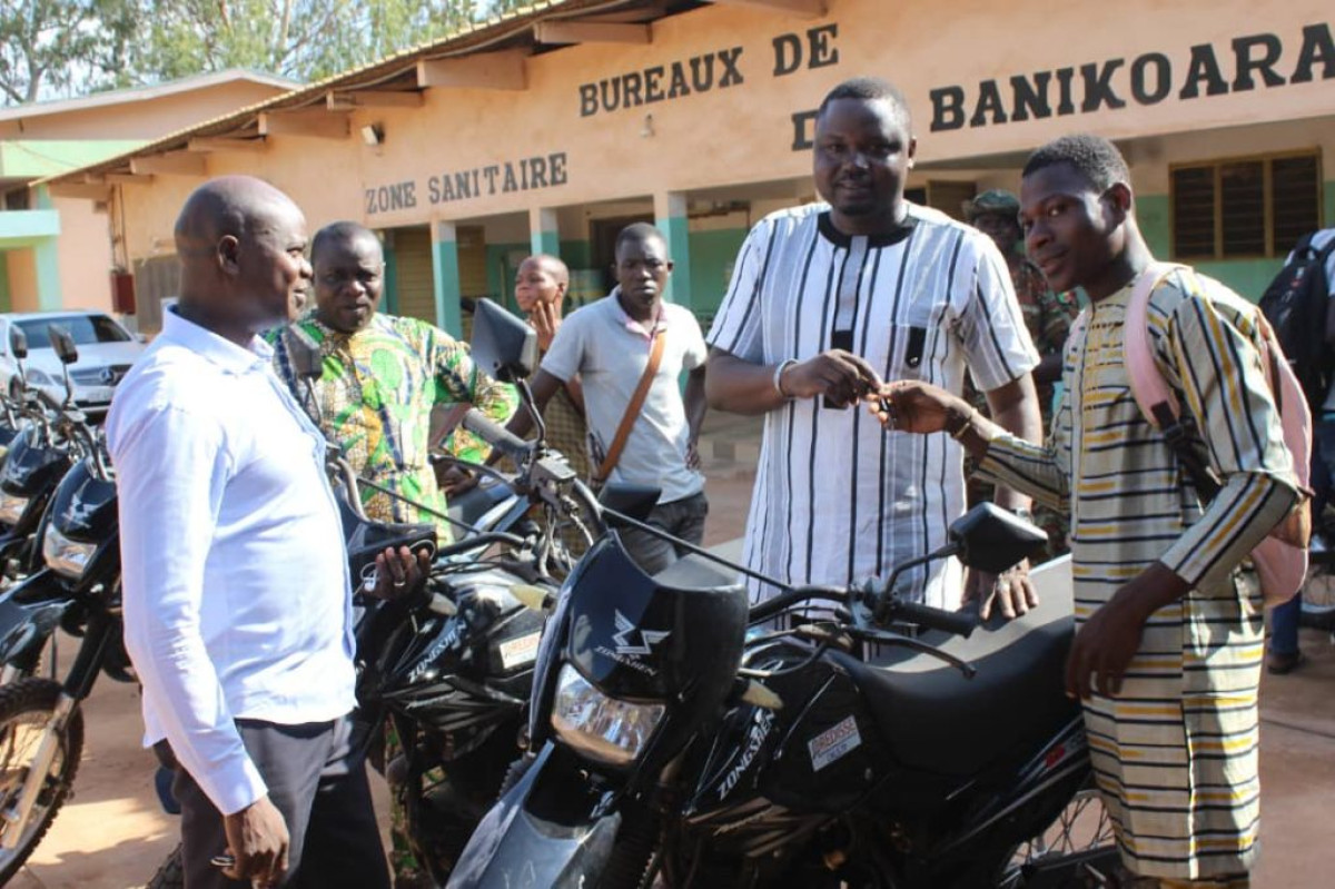 SANTÉ DES POPULATIONS DE BANIKOARA : Dix agents communautaires dotés de moyens roulants
