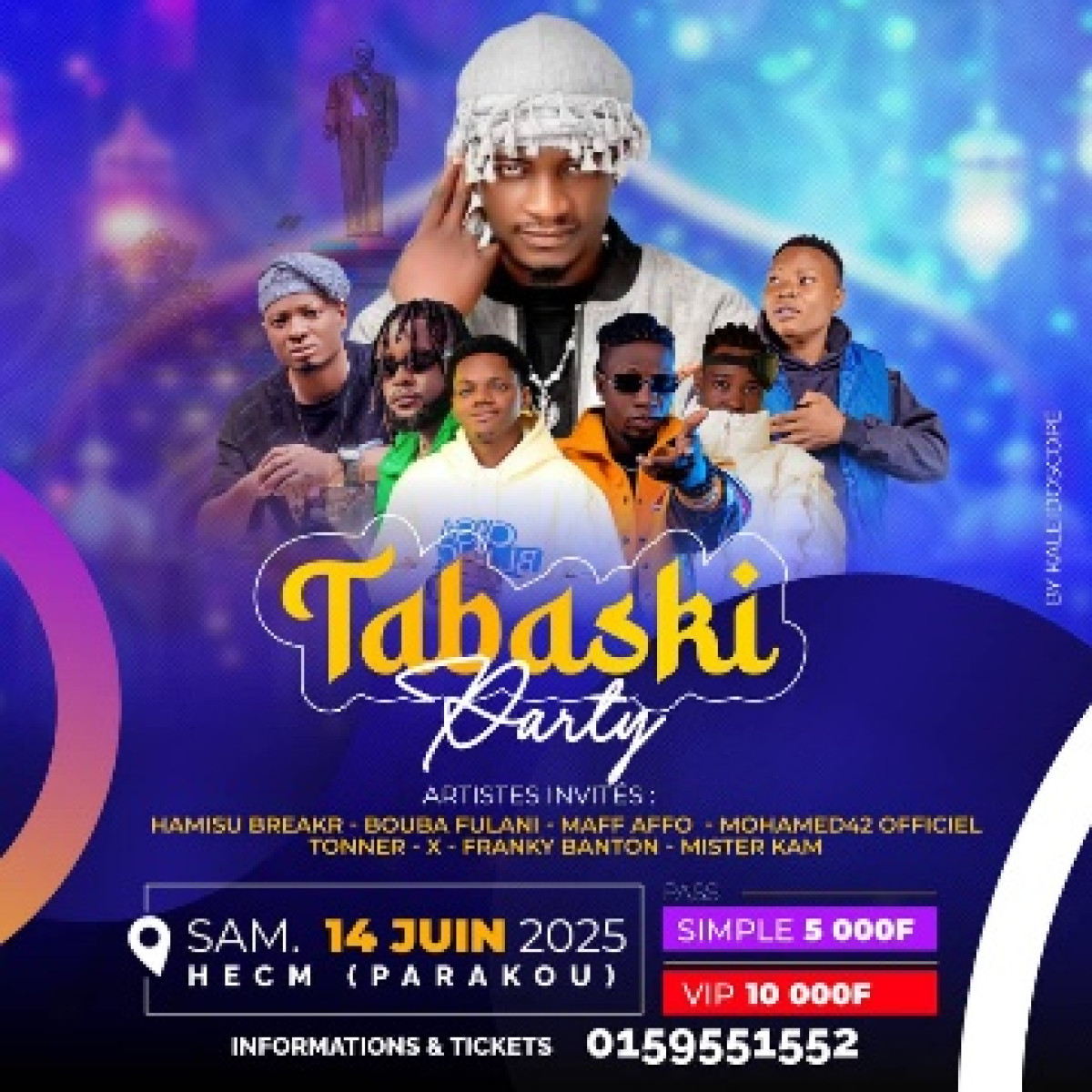 Tabaski party à Parakou: Maff Affo et plusieurs artistes enflamment la scène le 14 juin