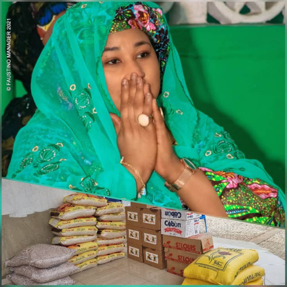 DON DE VIVRE À LA COMMUNAUTÉ MUSULMANE DE NIKKI : Mariam Djaouga ouvre son cœur d’or pour soutenir le jeûne de plusieurs ménages