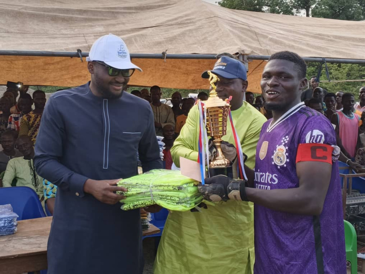 Tchaourou/Parrain de la finale du tournoi de football à Sanson: Bilal Yacoubou et une jeunesse engagée s'accordent pour la victoire de Wadagni-Talata